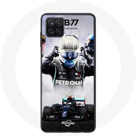 Coque - Samsung - Galaxy A12 - Formule 1 - Valtteri Bottas - Noir noir
