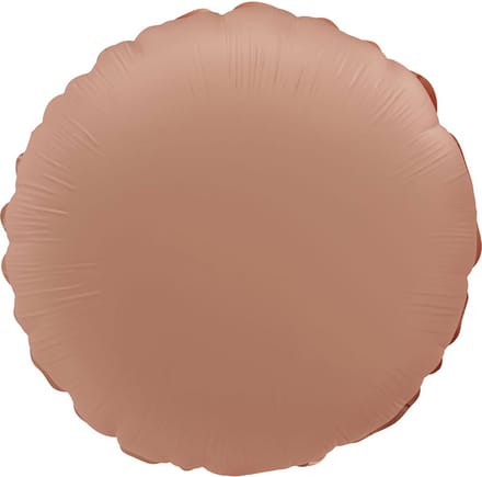Folieballon Vorm Rond - Vintage Rose - Ultra Matt - 45 cm