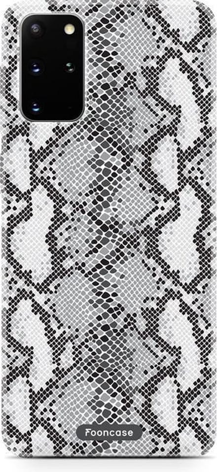 Fooncase Hoesje Geschikt voor Samsung Galaxy S20 Plus - Shockproof Case - Back Cover / Soft Case - Snake it / Slangen print
