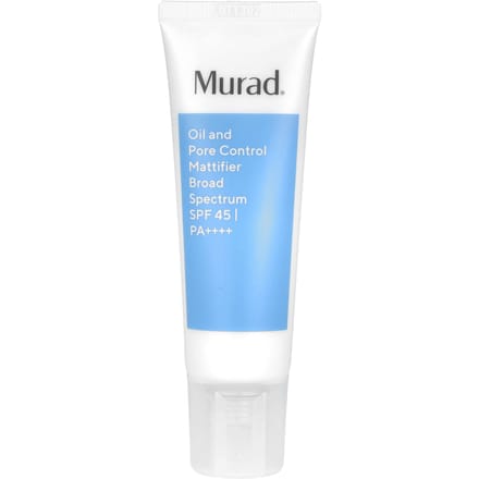 Murad, Contrôle de l'acné, Matifiant contrôle du sébum et des pores, SPF 45 PA++++, 1,7 fl oz (50 ml) white