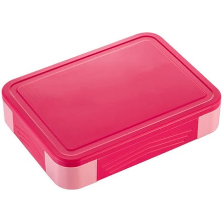 1330ML Bento Box Buiten Voedselcontainers Voor Volwassenen/Kinderen/Peuters Met Servies Lunchbox rozerode kleur