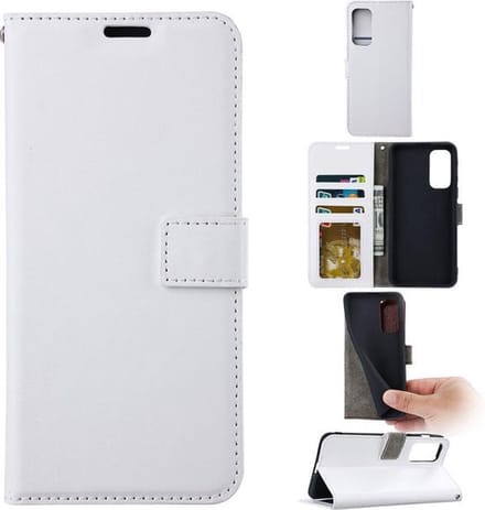 Portemonnee Book Case Hoesje Geschikt voor: Xiaomi Redmi Note 12 4G - Wit