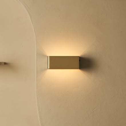 Tavellio Tessa Wandlamp – 20x10 cm – LED – Goud – Oplaadbaar – Bewegingssensor – Dimbaar – Afstandsbediening