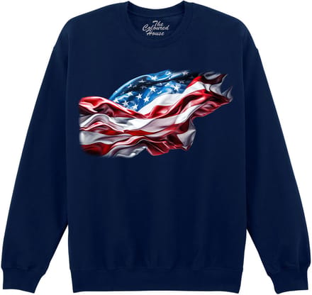American Flag The Coloured House Sweater M