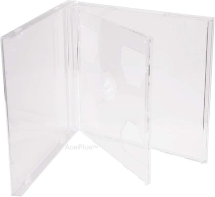 10 Stuks Standaard Dubbele CD Jewel Cases voor CD en DVD Opslag
