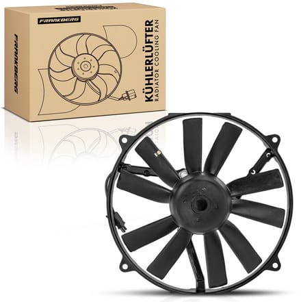 Frankberg 1x Motorradiator enkele ventilator