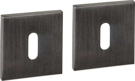 Intersteel Sleutelrozetten verdekt 53x53x6mm PVD antraciet