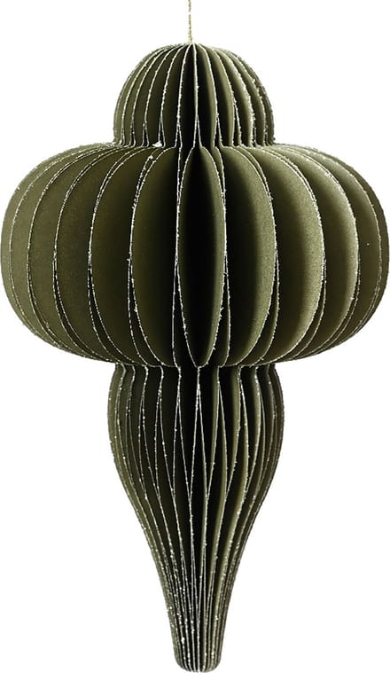 Ornament papier groen