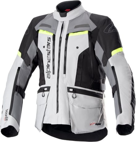 Alpinestars Bogotá Pro Drystar Jas Ijs Grijs Donker Grijs Fluo Geel - Maat L - Jas