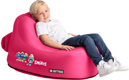 Softybag Kids Smurf stoel roze