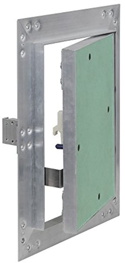 Inspectie klep met aluminium frame 20x30cm voorbouw en onderhoud