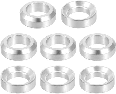 Dailygoods- Fietsrem Schroef Universeel - 8 Stuks - Titanium Legering - Verbeterd Ontwerp - Compatibel met Mountainbikes - Afmetingen 10x3mm - Remmoer