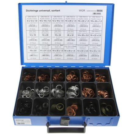 Sluitringen set voor aftapplug DRESSELHAUS 4499/000/06 8666