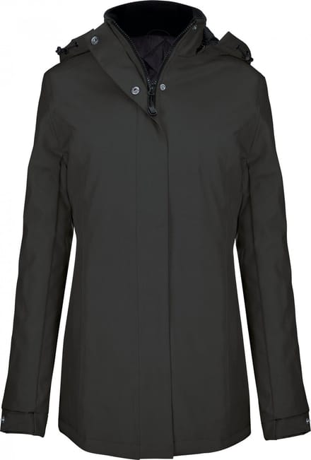 Kariban Damesparka K6108 - Dark Grey - M