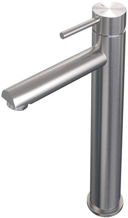 Brauer Brushed Edition Verhoogde Opbouw Wastafelmengkraan Model A RVS Geborsteld PVD