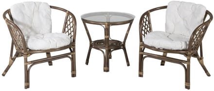 Svea - Tarek café set - naturel - rattan