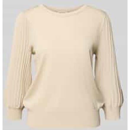 Gebreide pullover met ribboorden, model 'GLITTA'