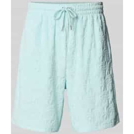 Korte broek met elastische band en tunnelkoord, model 'Terry'