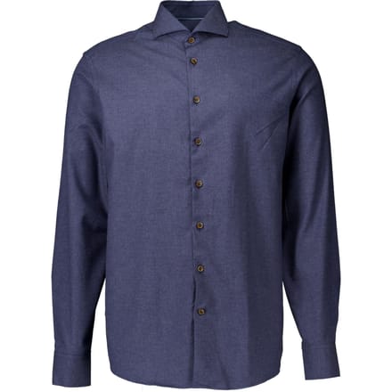 John Miller  Lange Mouw Overhemden Donkerblauw 5141848