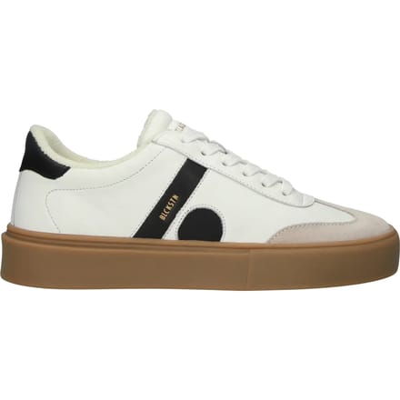 Blackstone QUARTZ AUDEN - EL280 White Black - Sneaker (low) - Dames - White - Maat: 39