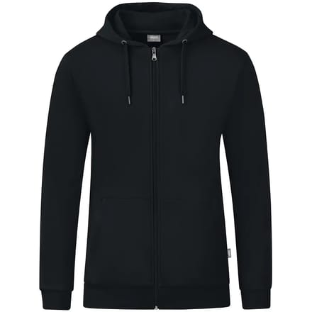 Jako Organic Jas Met Kap Heren - Zwart | Maat: S
