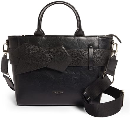 Ted Baker handtas schoudertas Jimisie Mini Knot Bow Bag Black zwart