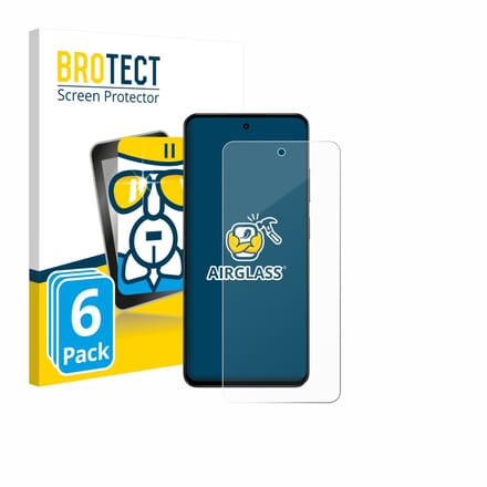 Screenprotector 6 Stuks voor realme P3 Lite Beschermglas transparant
