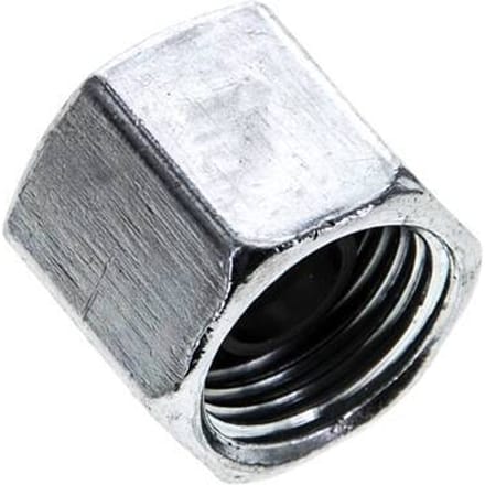 8 S M16x1.5 End Cap Stalen NBR