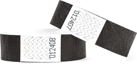 1000 Polsbandjes, Tyvek Zwart