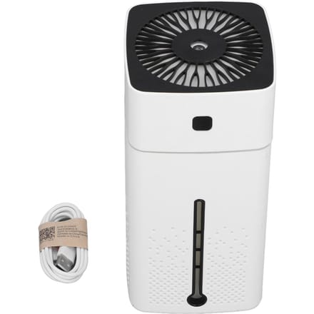 Bureau Luchtbevochtiger Stil Groot Mistvolume 1000ml 9H Timer Draagbare Aromatherapie Diffuser voor Slaapkamer wit