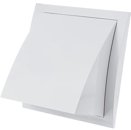 Ventilatierooster Ø 125 mm met Weerbescherming en Terugslagklep