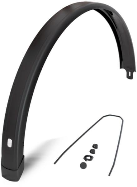 EF spatbord achter Tempo Square 28 inch 65mm zwart