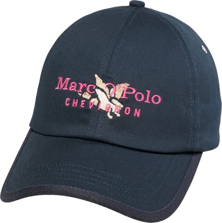 Marc O'Polo Woven Cap Dark Navy Donkerblauw