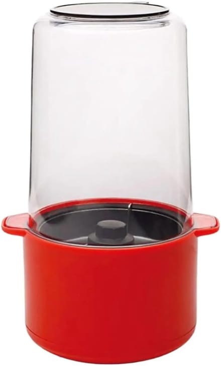 Popcornmachine Hetelucht - Popcornmaker Kernel Maïs - Thuisfeestjes Organiseren - Eenvoudig te Gebruiken - 10x115x26cm - Wit