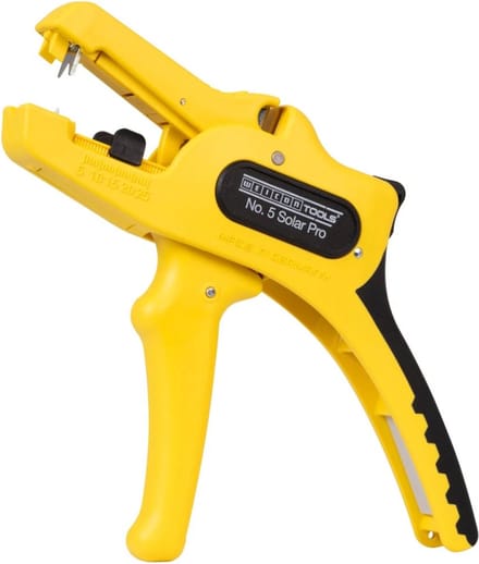 WEICON Solar No.5 – Automatische Striptang 1,5-10mm² – Geel