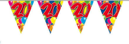 Folat - Vlaggenlijn 20 jaar Ballonnen (10 meter)