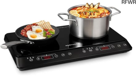 Induction hob, 2 plates, Cooktron double induction hob, Hob Induction, touch control