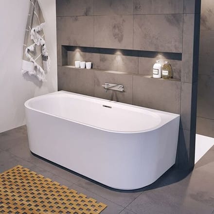 Riho Desire Back-2-Wall pre-wall bathtub 180 x 84 cm, B089001005