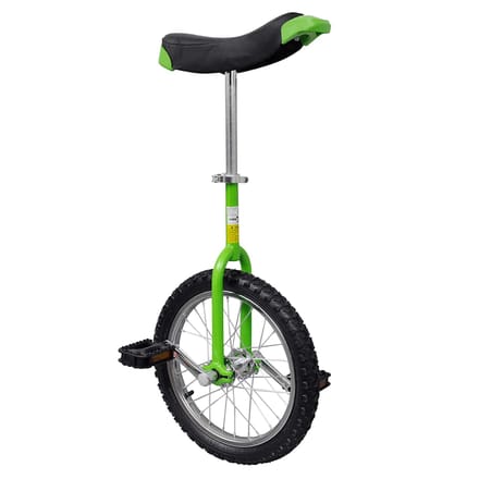 vidaXL - Eenwieler - verstelbaar - (groen - / - 16 - inch)