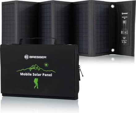 Bresser Mobiel Zonnepaneel – 40W – Voor o.a. Smartphone & Tablets – 3x USB