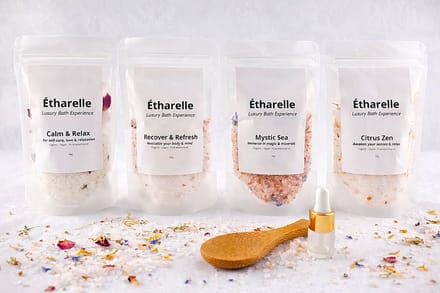Badzout Étharelle Luxury - Bad Belevings Ritueel Kit Set -Met Geschenkdoos-Cadeau-Gift Set