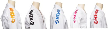 Judopak Nihon Rei 2.0 borduring | Rood (Maat: 90)