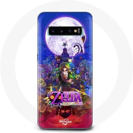 Coque pour Samsung Galaxy S10 La légende du Masque de Majora Zelda Jeux Vidéo