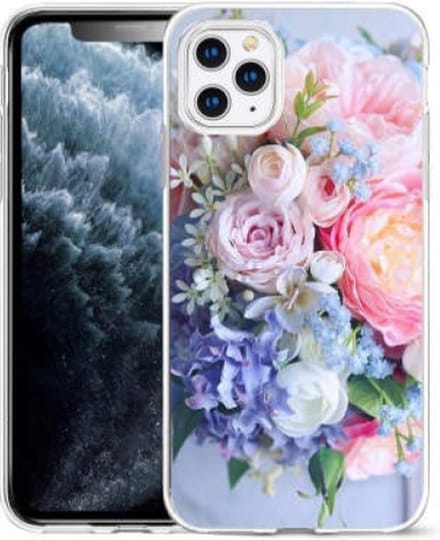 Cityhoesje-iPhone 14 Pro Max hoesje – Bloemen – Backcover