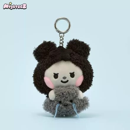 ATEEZ - [MIGHTEEZ WEATHER FAIRY] Pluche Sleutelhanger SEONGHWA black