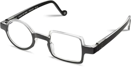 Leesbril Aptica Pop Times Charlie Black/White +3.00