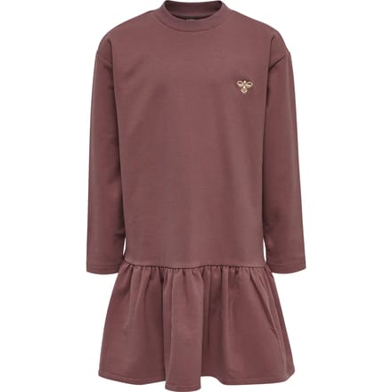 Hummel Sigrid Lang Mouw Jurk Roze 104 cm Meisje