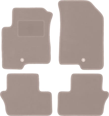 Beige velours vloermatten voor: Dodge Caliber hatchback (2006-2011)