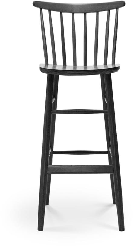 Fameg Lucia houten barkruk zwart gebeitst - 75 cm