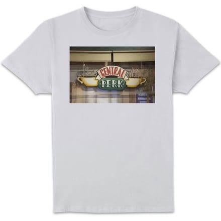 Friends Central Perk Coffee Sign t-shirt - Wit - 3XL